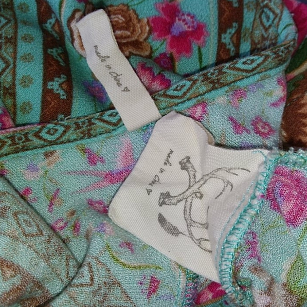 Babushka playdress turquoise M Spell designs dress - Picture 8 of 11